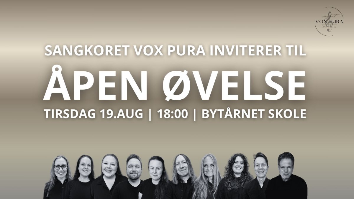 Velkommen til åpen øvelse!